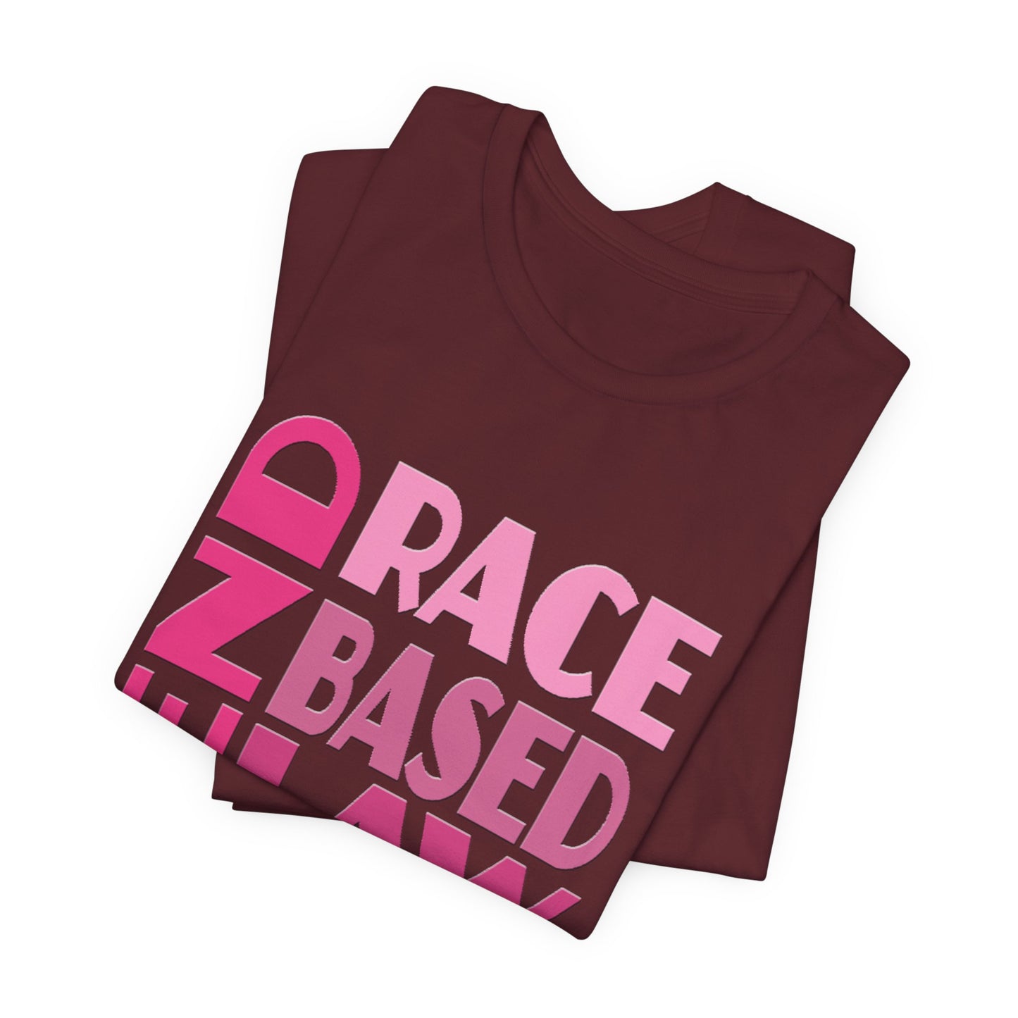 END RACE BASED LAW Pink T-Shirt Short Sleeve