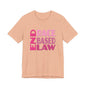 END RACE BASED LAW Pink T-Shirt Short Sleeve