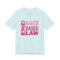 END RACE BASED LAW Pink T-Shirt Short Sleeve