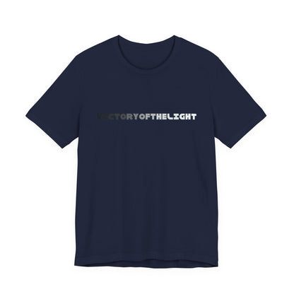 Victory Of The Light Grey Banner T-Shirt Short Sleeve