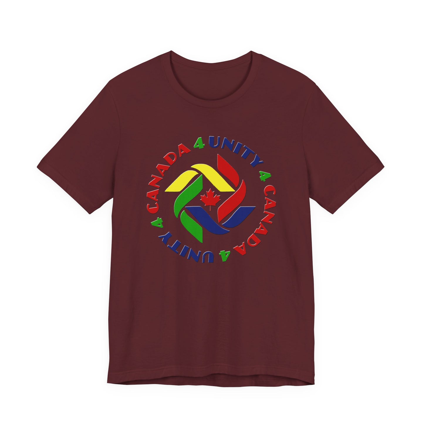 Unity 4 Canada Crayon Colours T-Shirt Short Sleeve